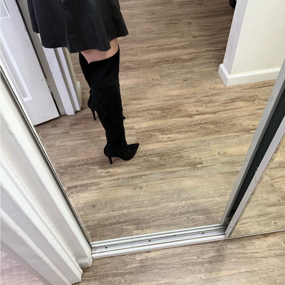 Rock & Republic Black Knee-High Boots
